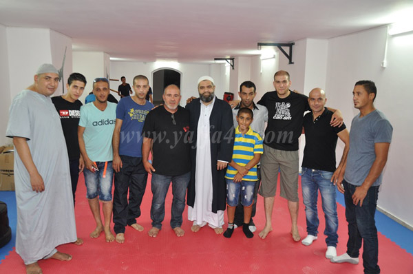  بالصور: الحركة الاسلامية تفتتح نادي شبابي رياضي في مسجد حسن بك بيافا